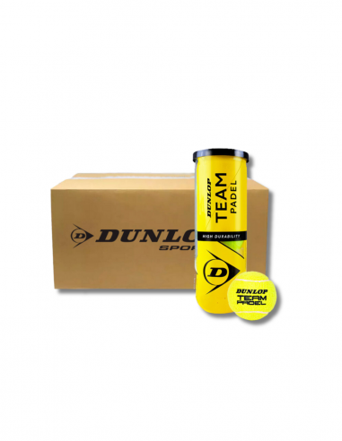 Box of 24 Balls Dunlop Team Padel