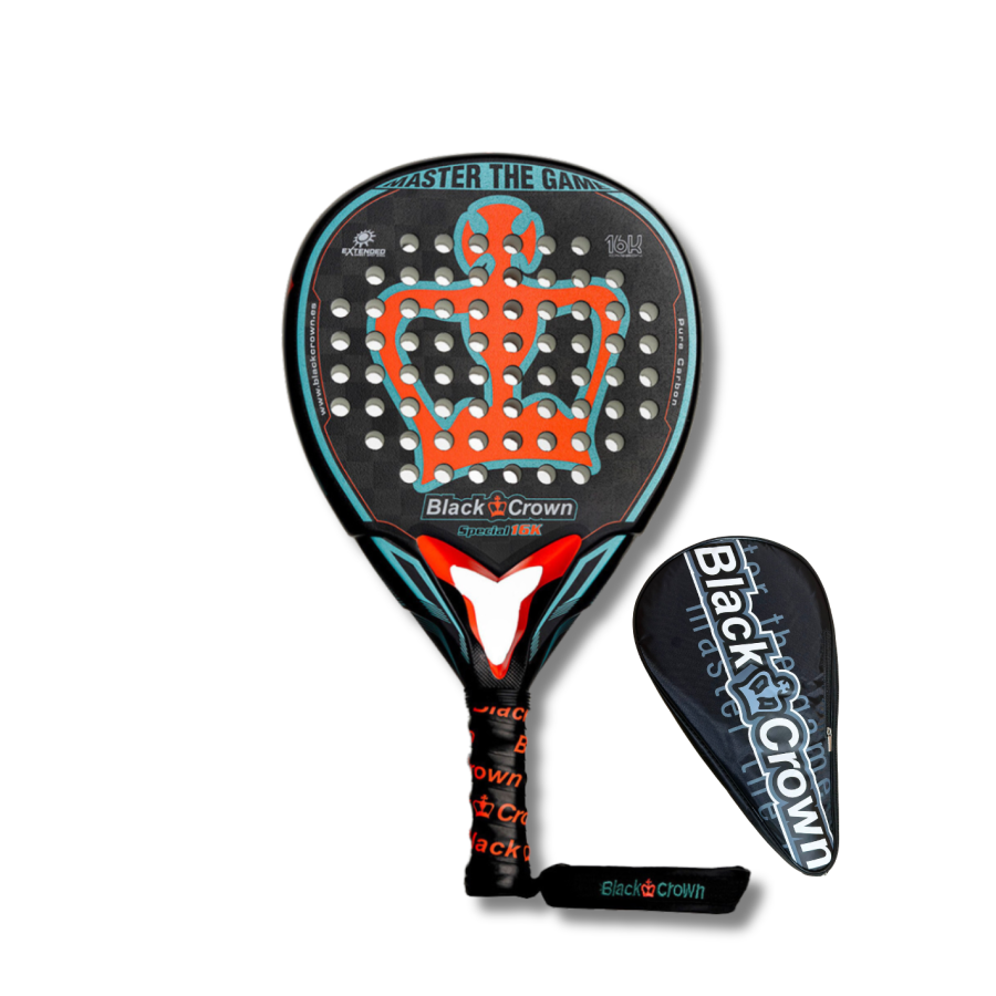 Padel Racket Black Crown  Special 16k Master Game