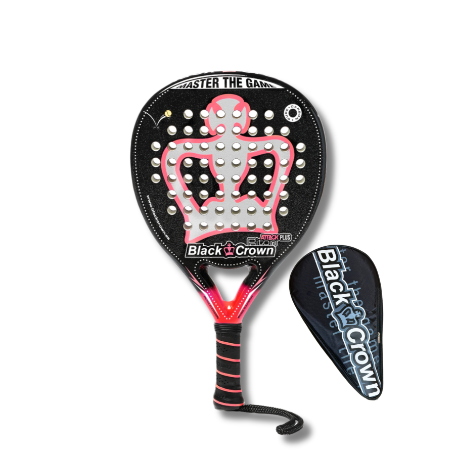 Padel Racket Black Crown Piton Plus Attack