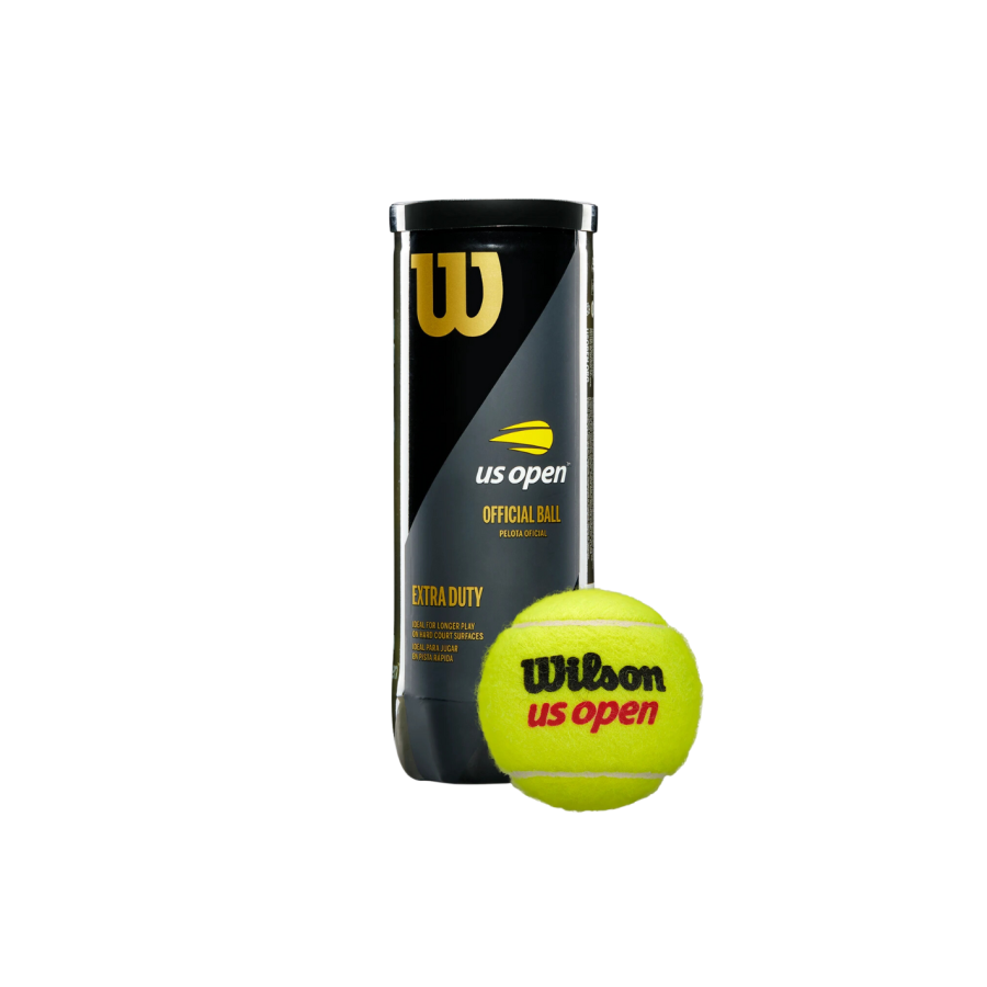 Conjunto de 3 bolas de ténis Wilson US Open Extra Duty