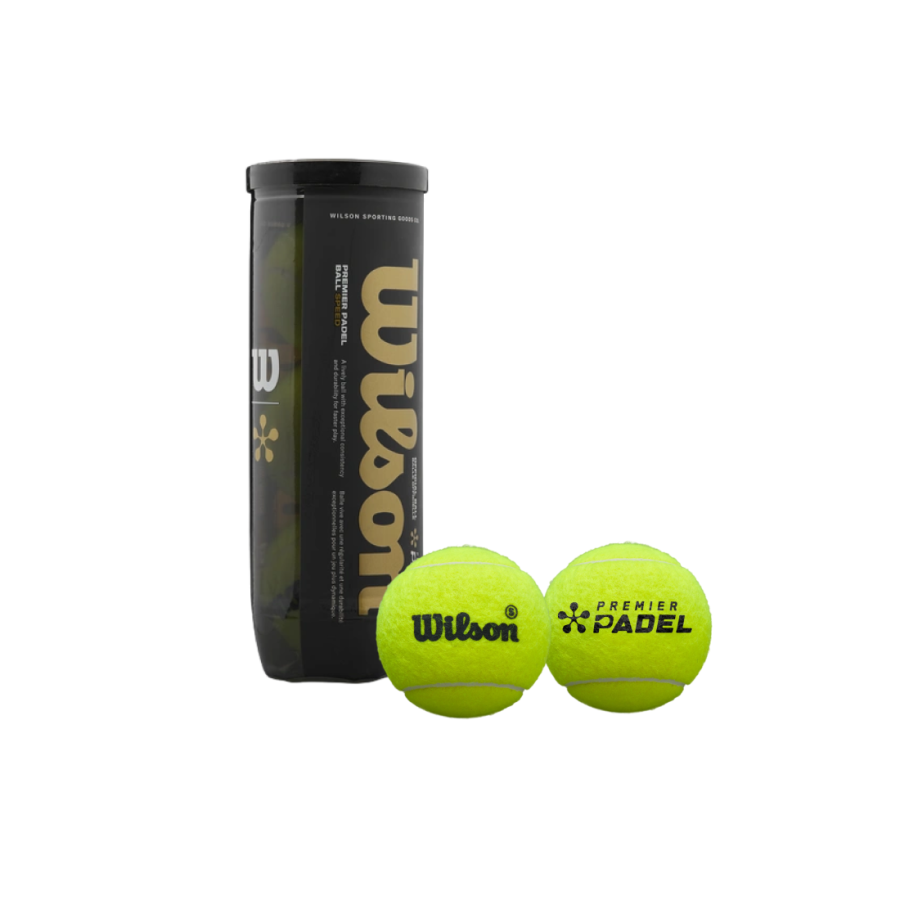 Bote de 3 Pelotas de Padel del Wilson Premier Speed