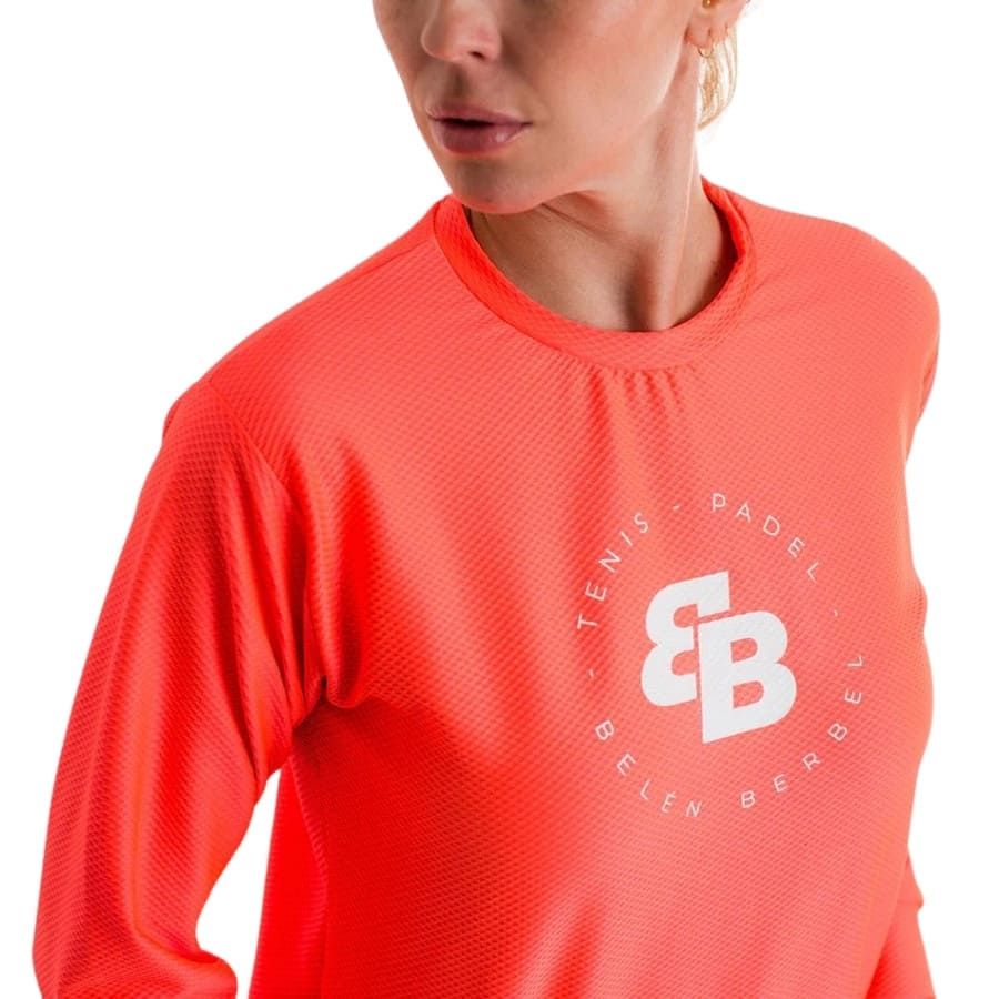 Sudadera Belén Berbel Texture Coral