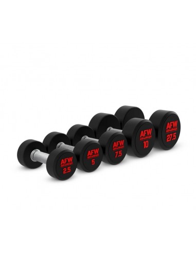 Round Rubber Dumbbells R AFW