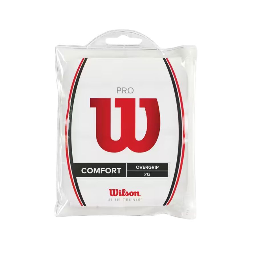 Overgrips WILSON Pack 12 unidades Pro Blanco