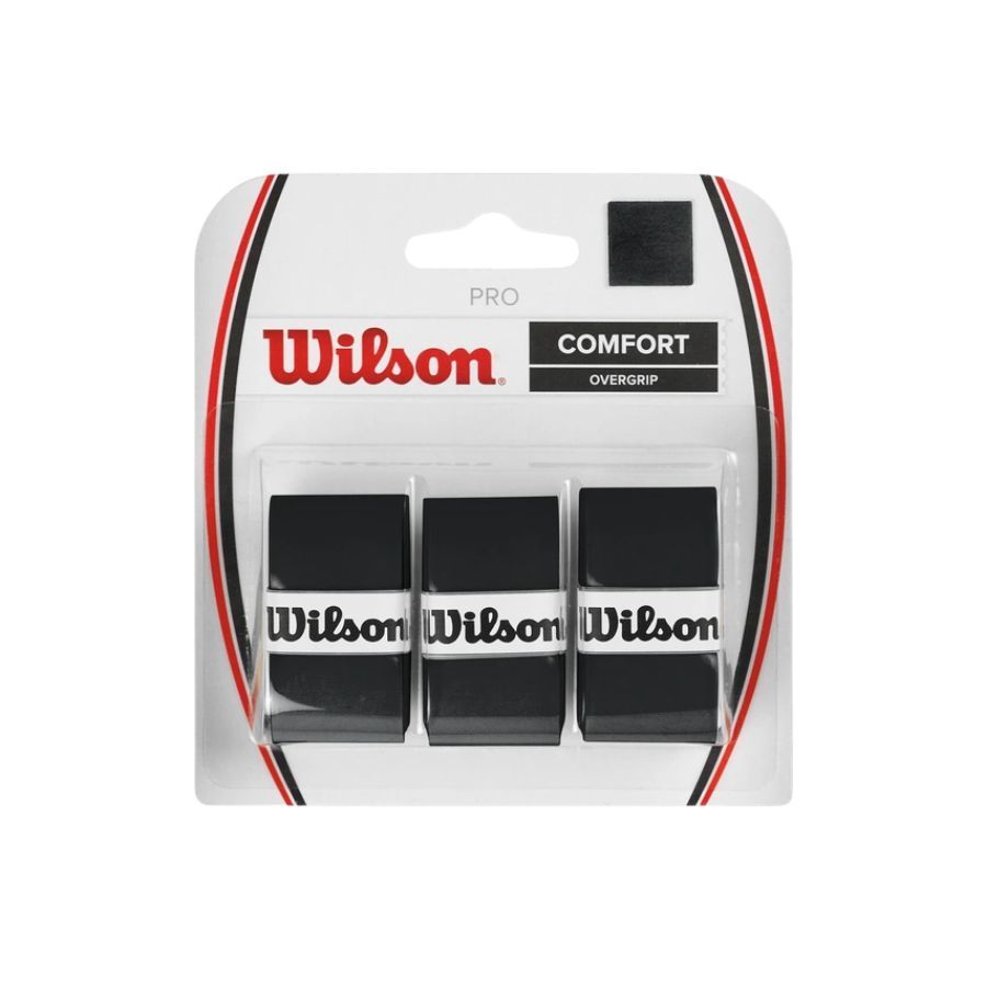 Overgrips WILSON Pack 3 unidades Pro Comfort Negro