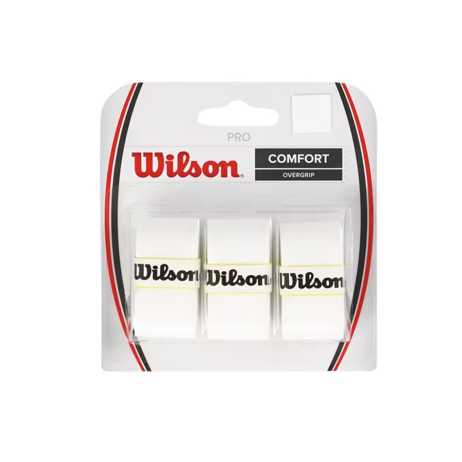 Overgrips WILSON Pack 3 unidades Pro Comfort Blanco