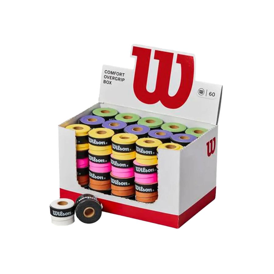 Overgrips Wilson Caja 60 unidades Comfort Multicolor P‡del / Tenis