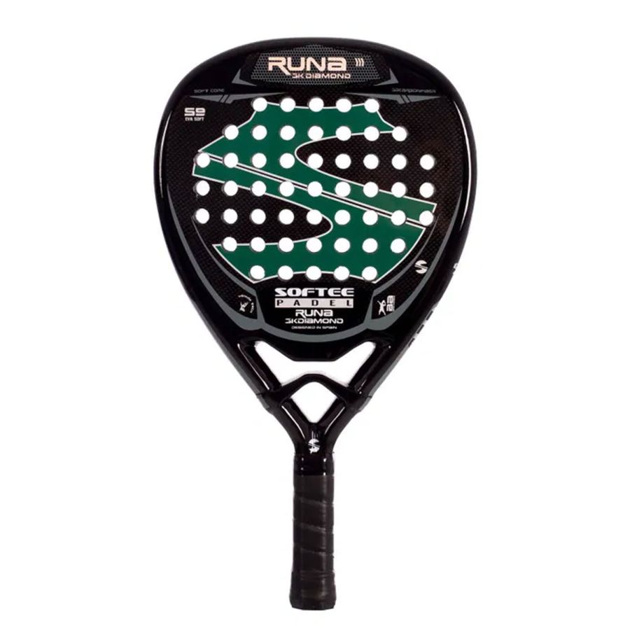 Pala de Pádel Softee Runa 3K Diamond Green