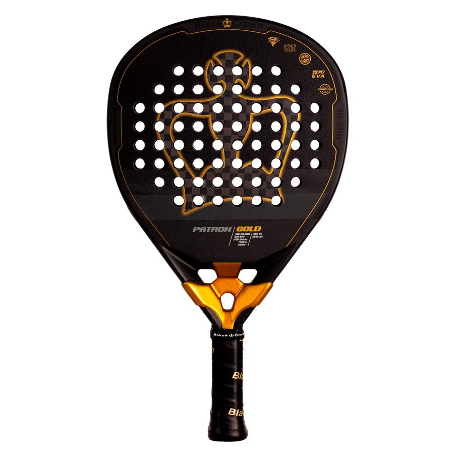 Pala de Pádel BLACK CROWN Patron Gold