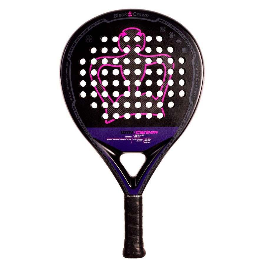 Pala de Pádel BLACK CROWN Win Carbon