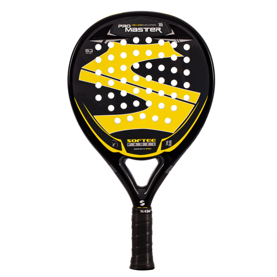 Padel Racket Softee  Pro Master Evolution Yellow